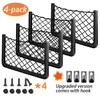 4 Pcs Storage Nets for Campervans, Elastic Trunk Storage Bag