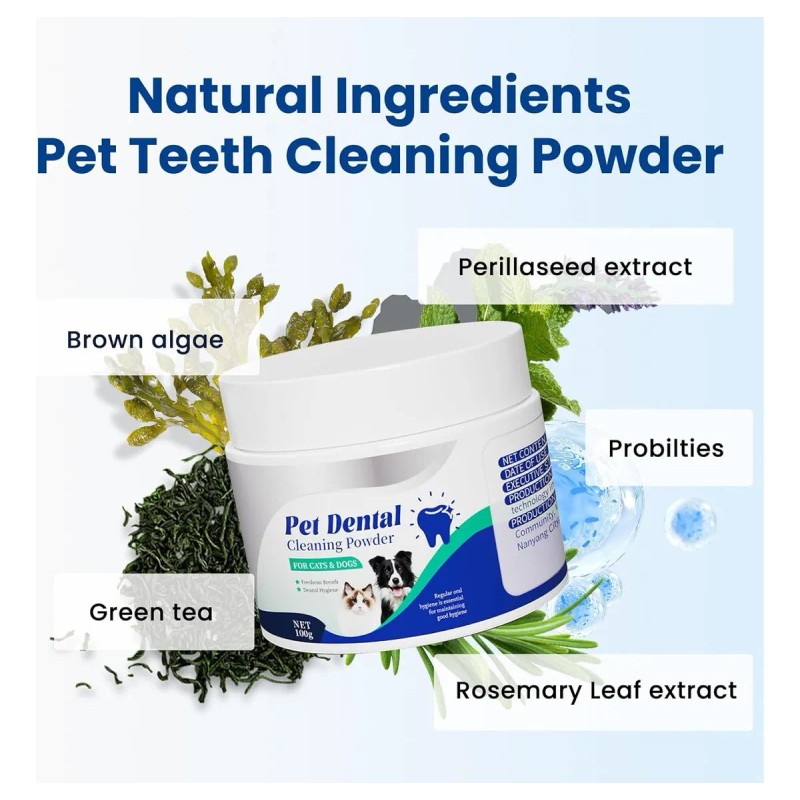 Polvo Limpiador De Dientes Dog Powder Para Perros En Polvo