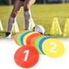 VGEBY 1 x Football Training Markers 10pcs Speed Training Flat