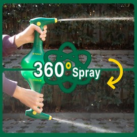 T TOVIA:Electric Sprayer, 1 Liter USB-C Battery Spray Bottle Powered, Rechargeable, Portable Garden ，Plant Misters for Inside， Outdoor and Indoor Plants,Cleans and Gardens, Handheld