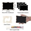 Mini Chalkboard Signs, 20 Pack Small Wooden Chalkboard Labels with