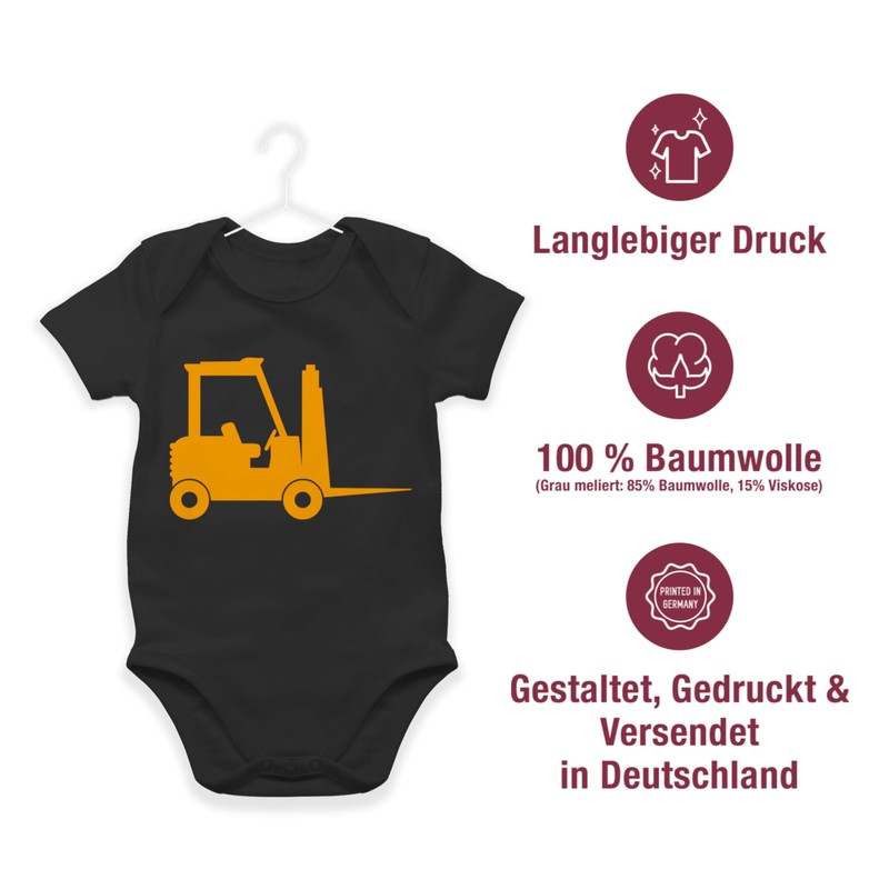 Shirtracer - Baby Body Boy Girl - Excavator Tractor etc.
