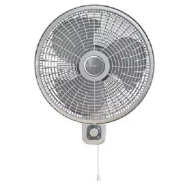 Lasko 16" Oscillating Wall Mount Fan With 3 Quiet Speed