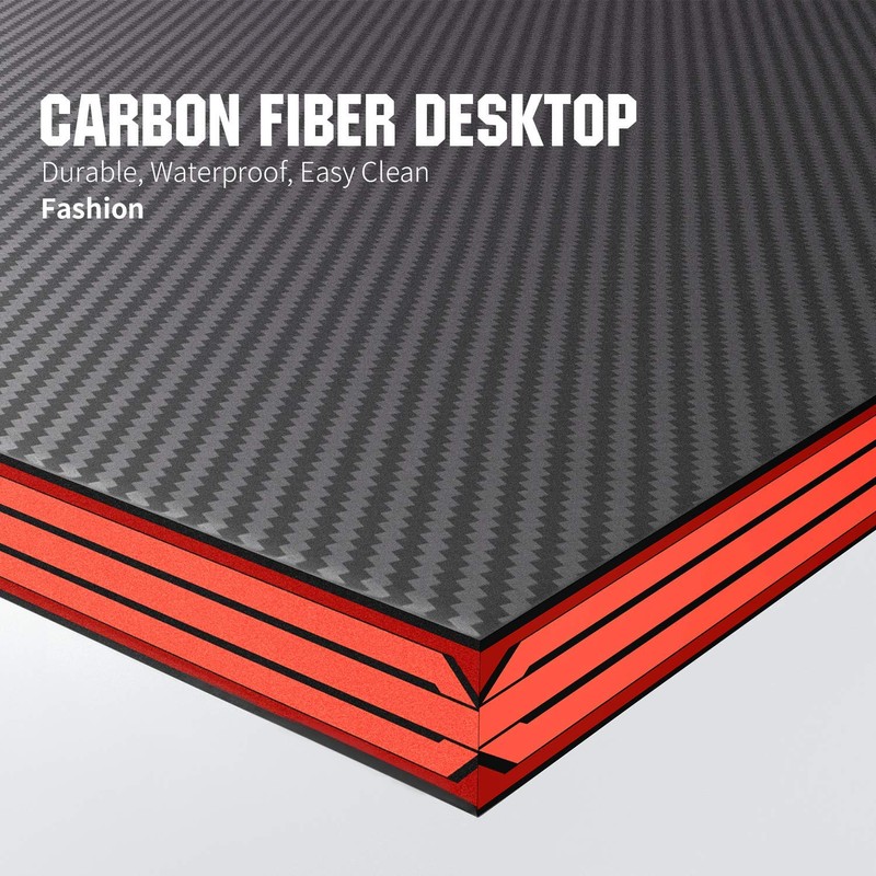 Devoko L Shaped Gaming Desk Computer Desk 51” Office Corner