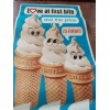Eat-It-All Cone 1968 ENJOY Eat-It-All Ice Cream Cone Paper Sign