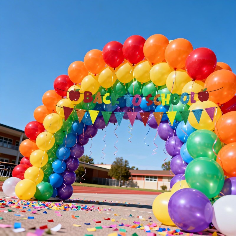 SerpizePaty Glitter Back to School Decorations, Apple Decors for Classroom