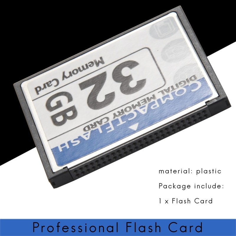 Atelierate Professional 32GB Compact Flash Memory Card(White&Blue)