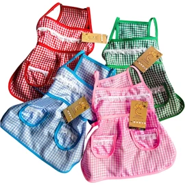 Genérico Ropa para Perro y Gato, Mandil Estilo Méxicano para Perro y Gato, Diseño a Cuadros, Disponible en Azul, Rosa, Rojo y Verde (Azul, Small)