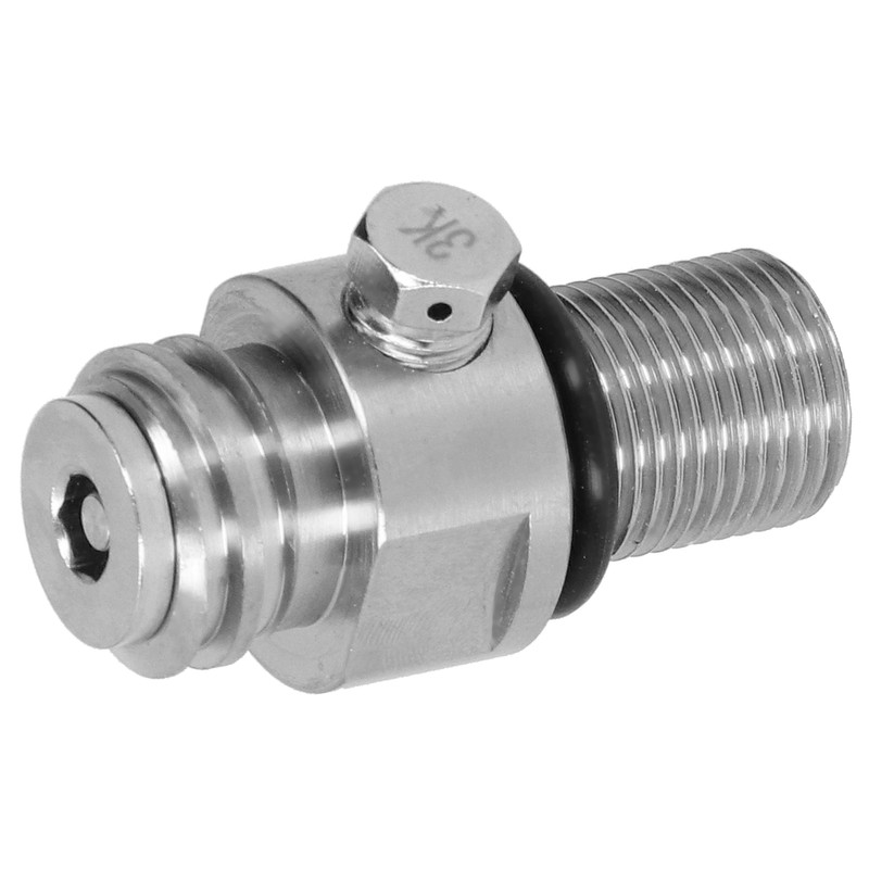 Soda Cylinder Valve Electroplating Brass CO2 Valve Adapter for M18x1.5