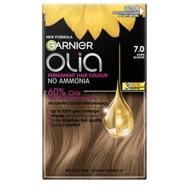 Garnier Olia 7.0 Dark Blonde No Ammonia Permanent Hair Colour