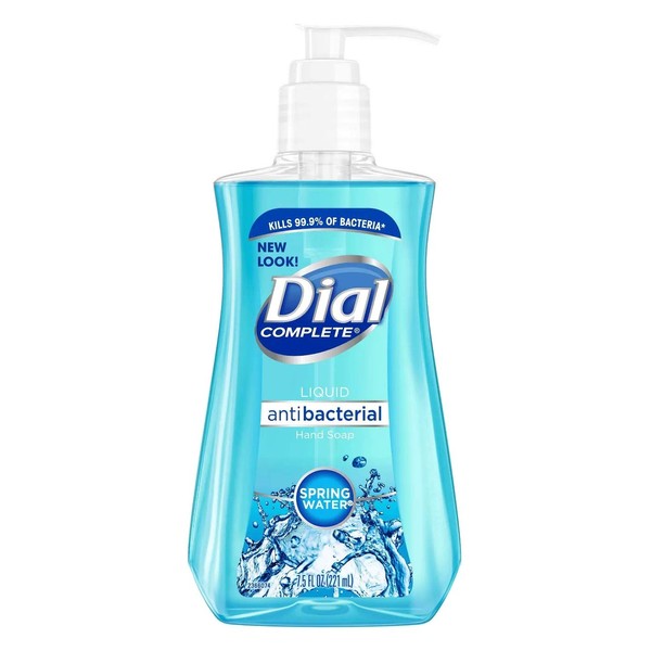 Dial Liquid Hand Soap, Spring Water, 7.5 Ounce
