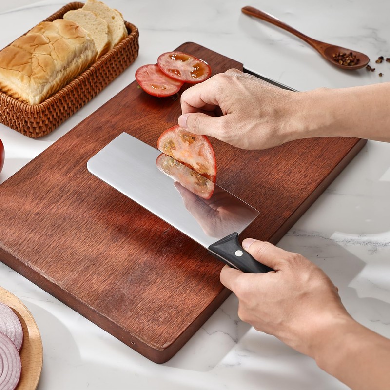 Chinese Cleaver Knife 7 Inch, Meat Knife Ultra Sharp Lightweight