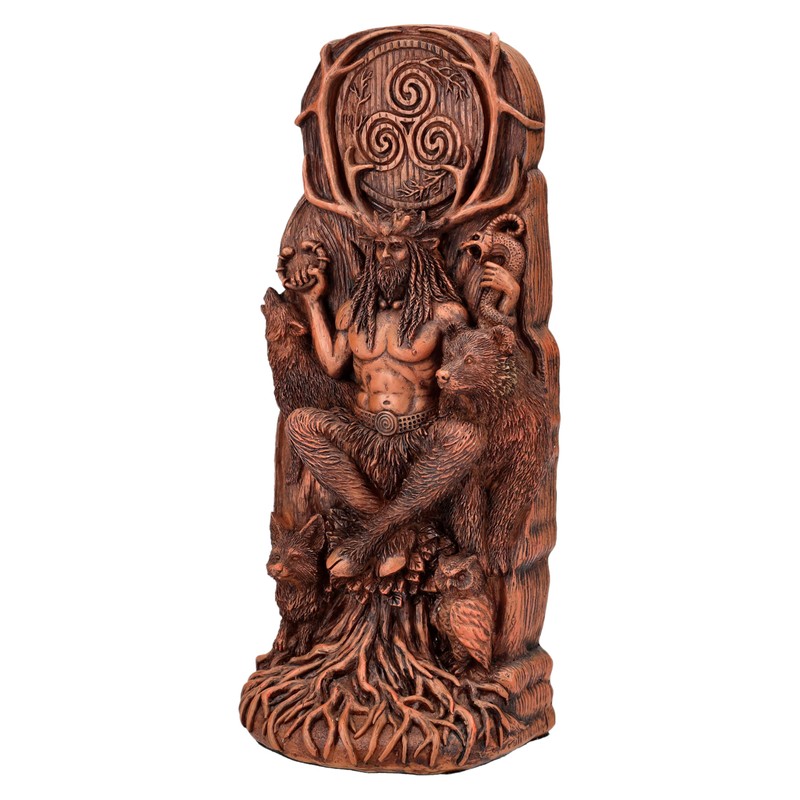 Figuren Shop GmbH Cernunnos - Hand Painted Polyresin Sculpture of