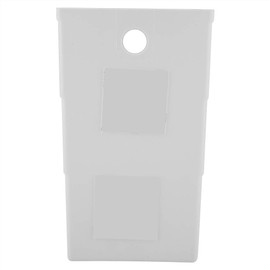 Müllbeutel Aufbewahrungsbox, Platzspar Küche Trash Abfall Selbstabfallbehaelter, hängen oder an der Wand befestigen, wiederholte Verwendung, mit viele Löcher (White)