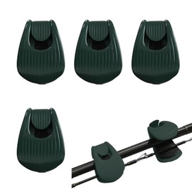 Solxion 4Pcs Fishing Rod Retainer Clips Anti Slip Rod Protection Quick Fix Portable Fishing Rod Binding Clip Rod for Outdoor Fishing