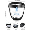 [TRIrunpdl] 2 Pieces Face Guard Clear Full Safety Face Shield