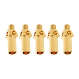 TopHomer 5Pcs Brass Propane Gas Burner Nozzles 1.46'' x 0.3'' Inches, Universal Fit for Gas Stoves, BBQ Grills, Outdoor Cooking