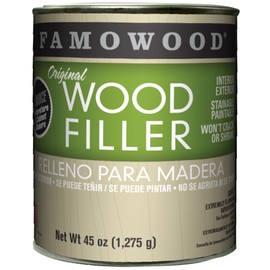 FAMOWOOD Original Wood Filler - Birch - Quart Net Wt 45oz(1,275g)