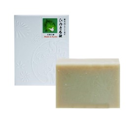 Kyoto Shabonya Handmade Additive-Free Facial Wash Soap, 3.2 oz (90 g) (Hinoki) [Box Shipped Folded]