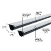M-D Building Products 87668 18-Feet Universal Aluminum and Vinyl Garage