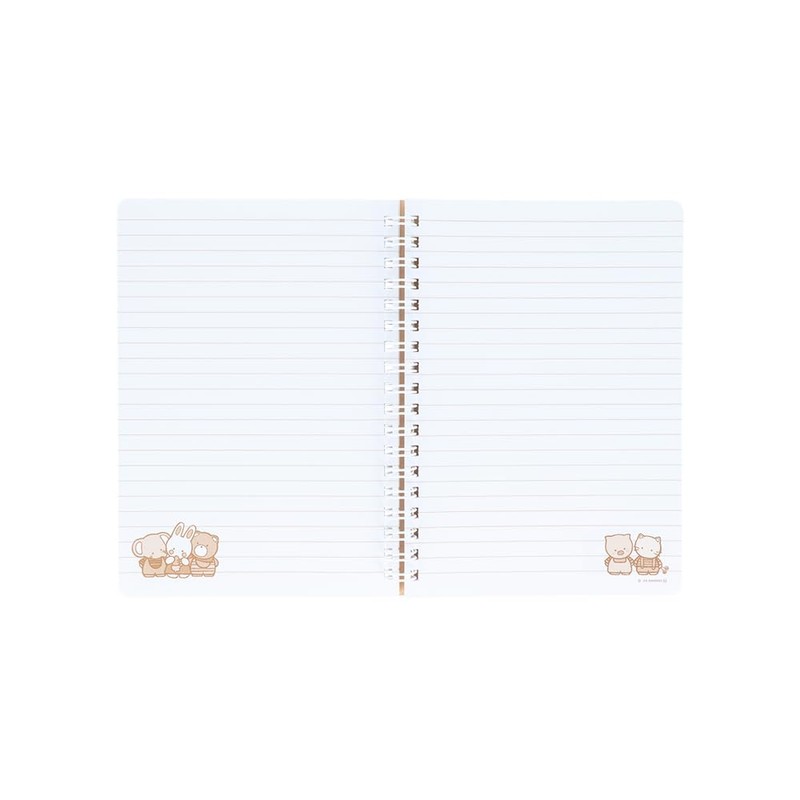 Sunstar Stationery S2642620 Sanrio Character Notebook, Ring Notebook, B6, Retro