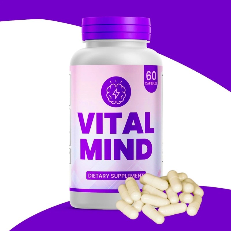 Vital Mind Dietary Supplement, VitalMind Brain Max Focus Formula (180