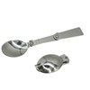 Maydahui Spoon and Fork Foldable Stainless Steel SUS 18/8（304）Salad Spork