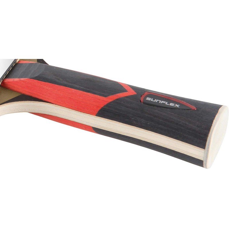 sunflex Ultimate C55 Table Tennis Bat, Multicoloured Professional Bat, ITTF