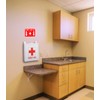 (Set of 2) First Aid Kit Sign - 10" x