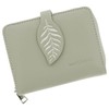 Equilibrium Embroidered Leaf Zip Around Closure RFID Blocker Purse for