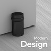 Mega Handles Floor Door Stopper, Black Stopper Quickly Installed Wall