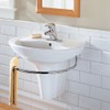 American Standard 3520.000.295 Ravenna Integral Towel Bar, Satin Nickel, 19.31"