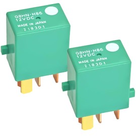 G8HN-H86 12VDC 5-Pin Automotive Relay (Pack of 2) – 1 Form C Micro ISO Relay Compatible with Honda/Acura