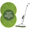 Gladwell Glider Cordless Electric Mop Replacement Pads, Green, Pack of