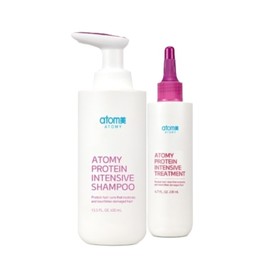 Atomy Protein Intensive Shampoo 400ml + Treatment 200ml / 애터미 프로틴 인텐시브 샴푸 400ml + 트리트먼트 200ml