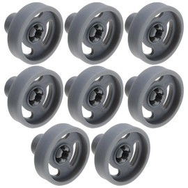 8 Stück Untere Rollenrolle für Besteckkorb der Spülmaschine WD12X10231 Unteres Rollenrad 1263942 AP3994981 PS1481883 Rollenrad für Geschirrspüler Besteckkorb