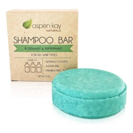 Barra De Champú Sólida Hecha Con Ingredientes Naturales Y Or