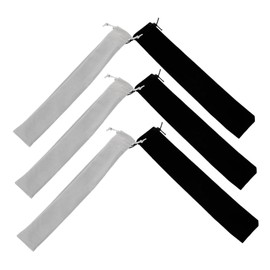 Kisangel 6pcs Flute Bag Soft Durable Storage Pouch for Soprano Recorder Clarinet Easy Adjust Drawstring Design Lightweight Carrying for Music Instruments