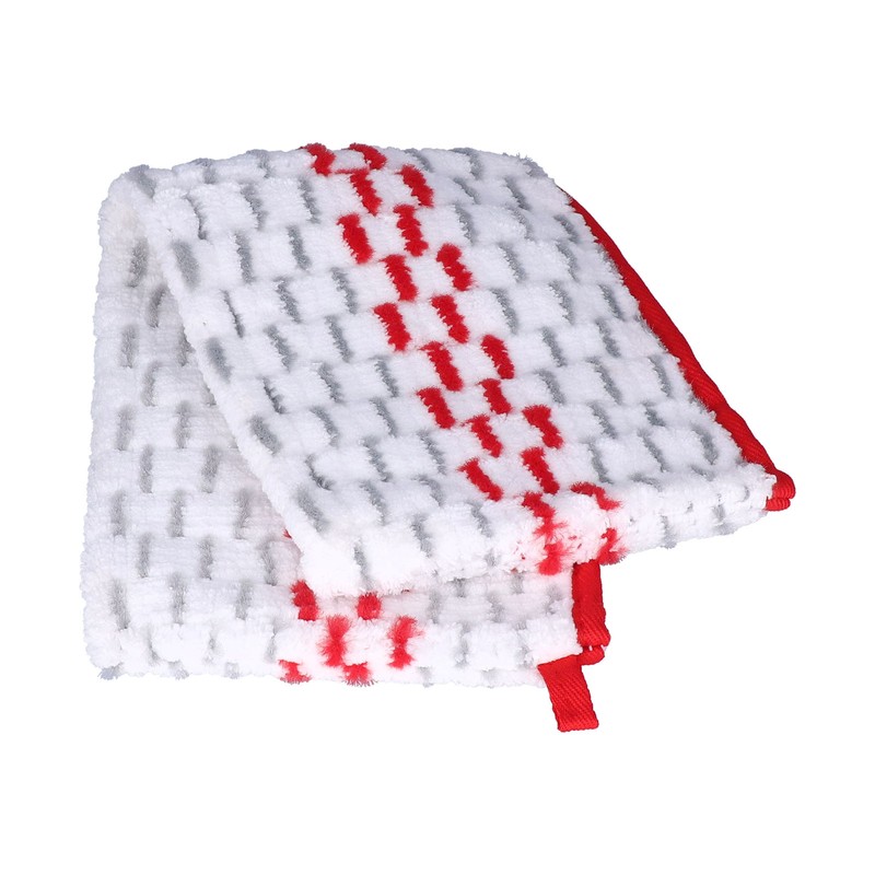 2PCS Microfiber Mop Cleaning Pad Mop Head Mopping Cleaning Cloth