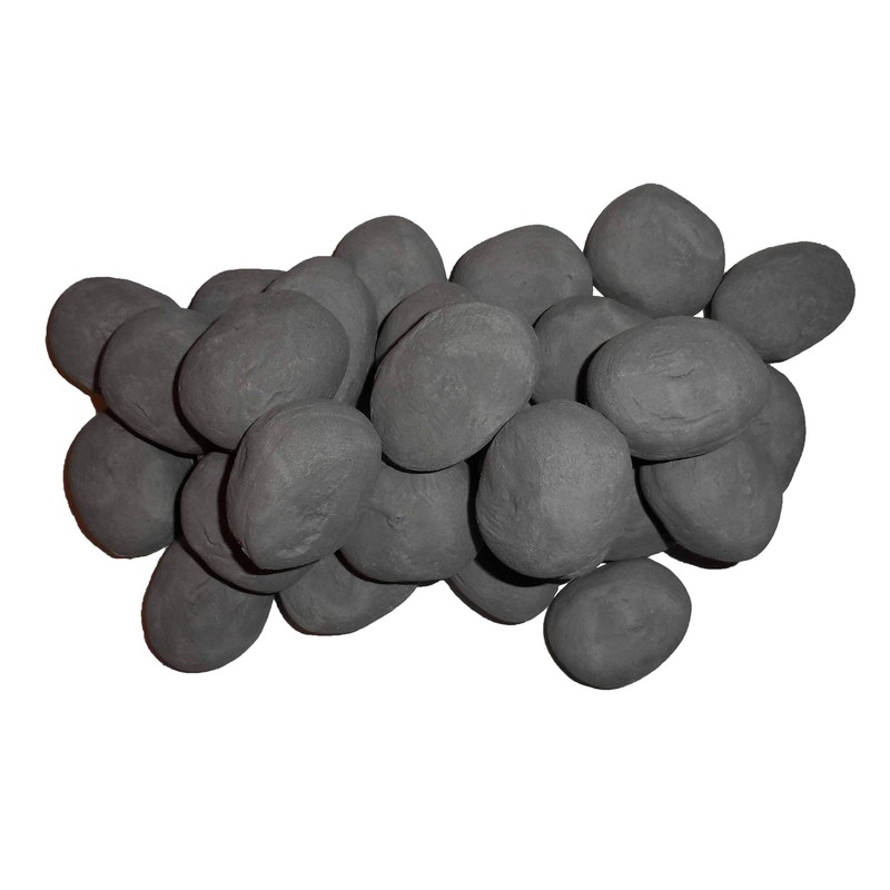 20 gas fire replacement pebbles small medium and large mix