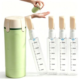 4 in 1 Travel Dispenser Bottle, Including Four 30ML Travel Bottles.