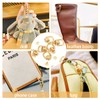 12 Pcs D Ring Stud Screw Ball for Leather Purse,