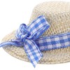 JOINPAYA Pack of 8 Mini Straw Hats for Crafts Sombrero