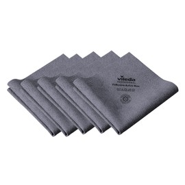 Vileda Professional Purmicro Active Max XL Wash Cloth, Grey, Pack of 5