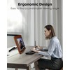 aboutool 2 in 1 Dual-use Floor Book Stand & Desktop