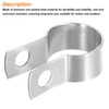 QUARKZMAN Pack of 10 Screw Pipe Clamps, Pipe Clamp, 25