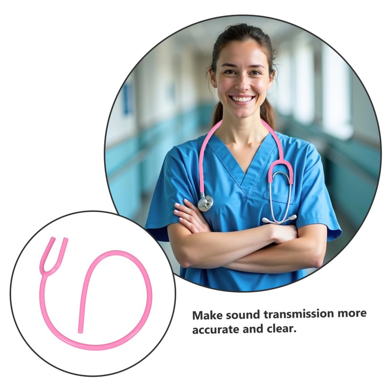 iplusmile 2pcs Y Shaped Replacement Tube for Stethoscope Plastic Tubing