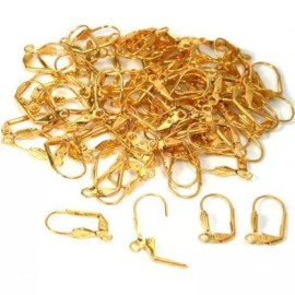 FindingKing 76 Lever Back Earring Wire Perma Gold Parts FindingKing