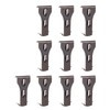 Eacam 10 PCS Hook Clip, Outdoor Hanging Hooks for 60-70mm