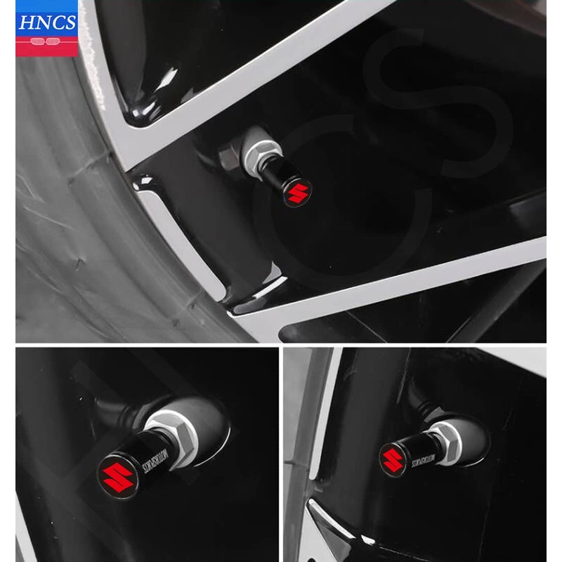 Suzuki Air Valve Cap Tire Wheel Rim Dress Up Cool